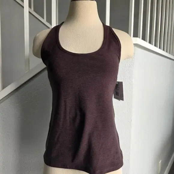 Beyond Yoga Spacedye Step Up Racerback Tank Dark Brown Women’s Size Medium NWT - Picture 1 of 9